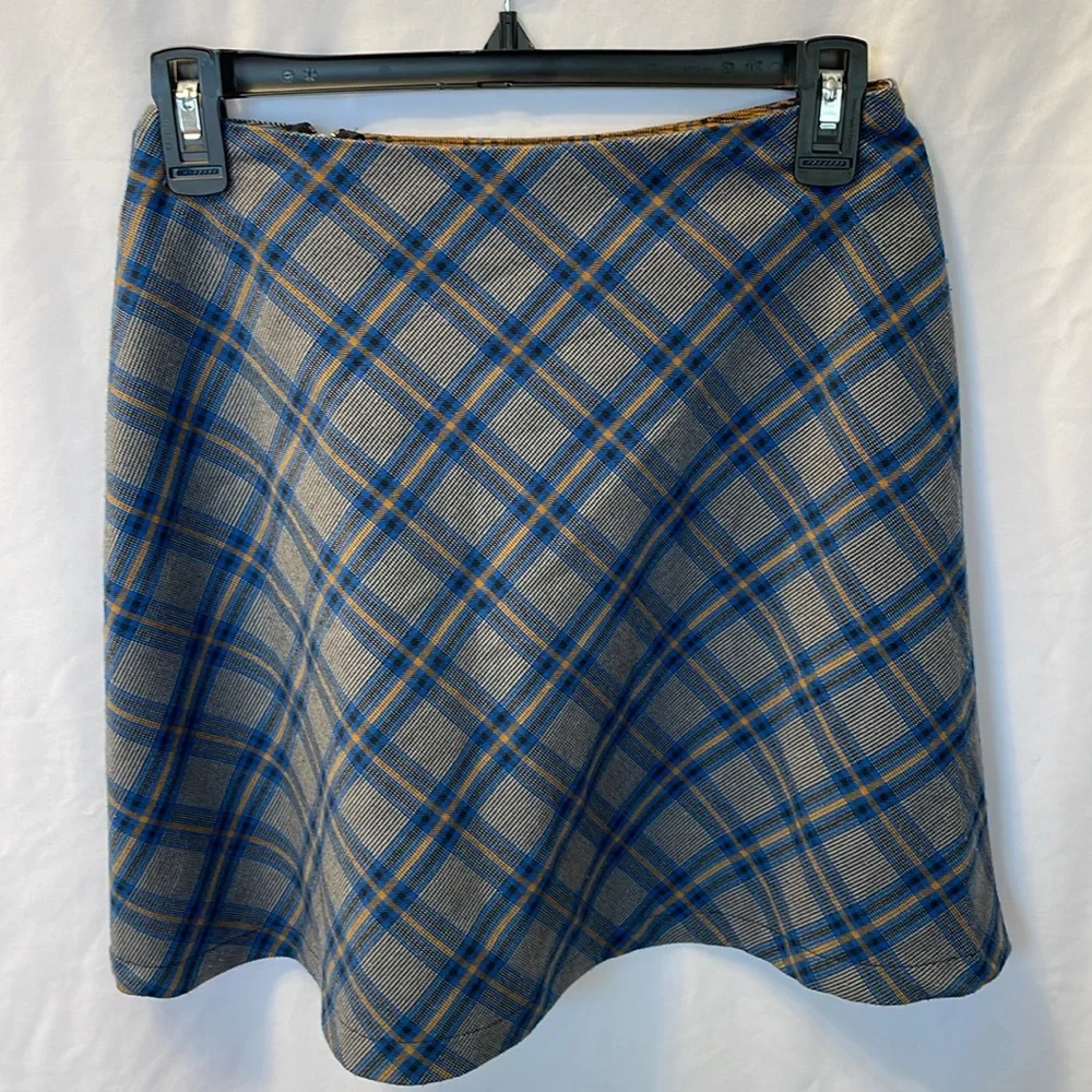 PrettyLittleThing Plaid School Girl Skirt 6 Academia Coquette Dark‎ Cottagecore
